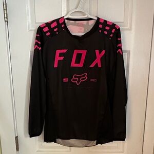 Fox Black and Pink Graphic Jersey